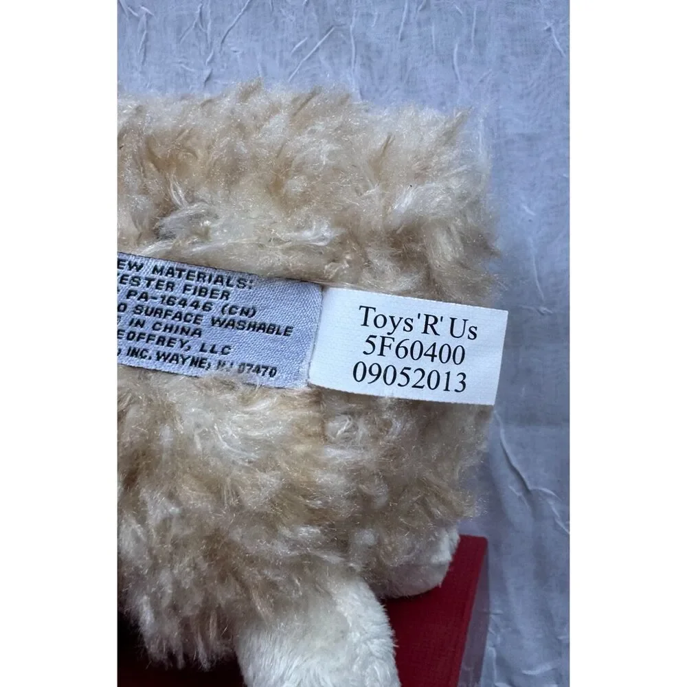 Vintage FAO Schwarz Sherpa Lamb Sheep Stuffed Animal 2011 Coquette Nursery Core